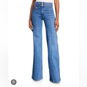 Veronica Beard Ember Wide Leg Jeans